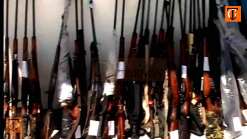 ग्वालियर पुलिस ने 19 लाइसेंसी बंदूकधारकों के खिलाफ की कार्रवाई